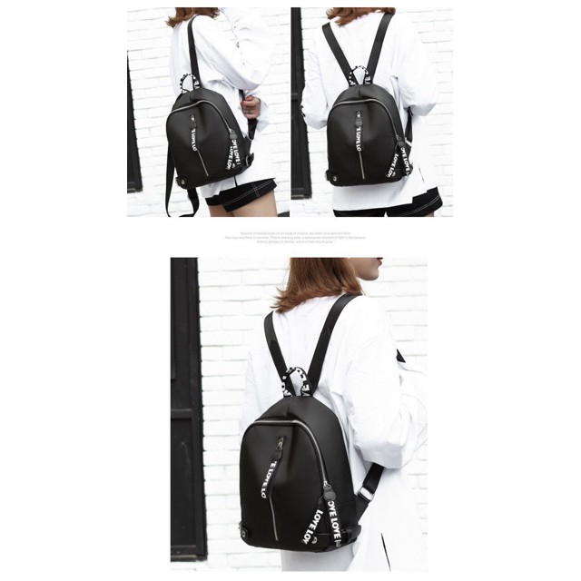 [LOKAL] TIKTOK - TAS LOVE PART 2 - D1068 Bacpack Mikro Tas Ransel Fashion MORYMONY COD NATSYA
