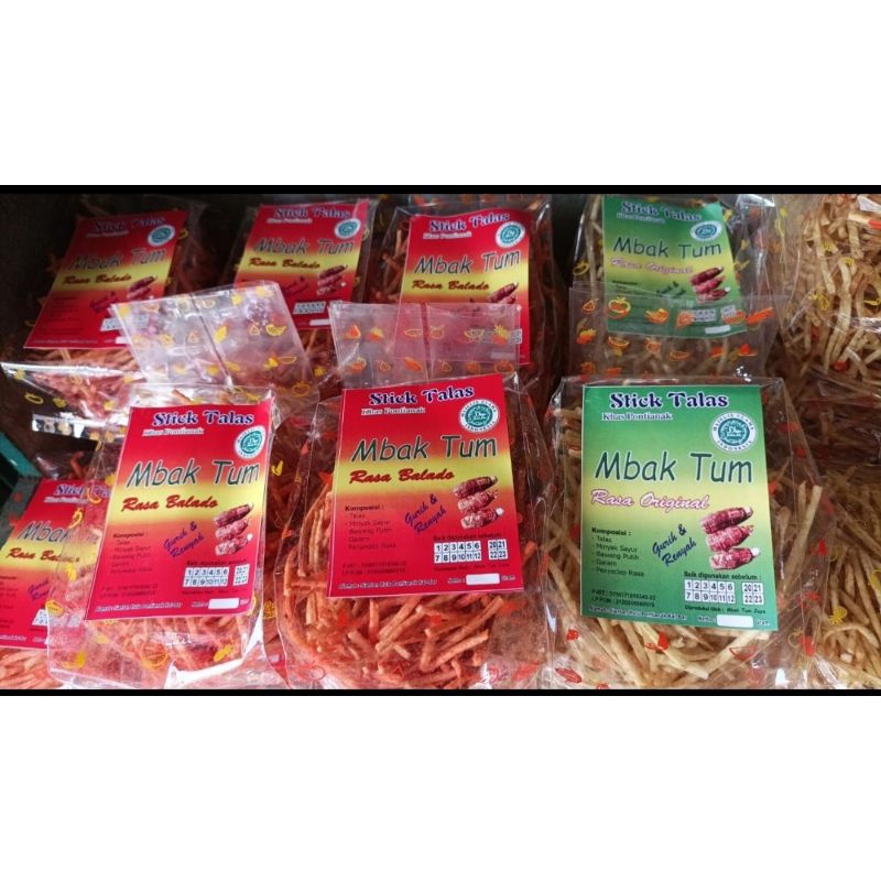 

KERUPUK STICK TALAS TIPIS ASLI PONTIANAK