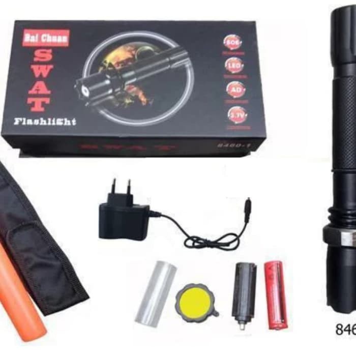 Lampu Senter Swat Police Flashlight LED