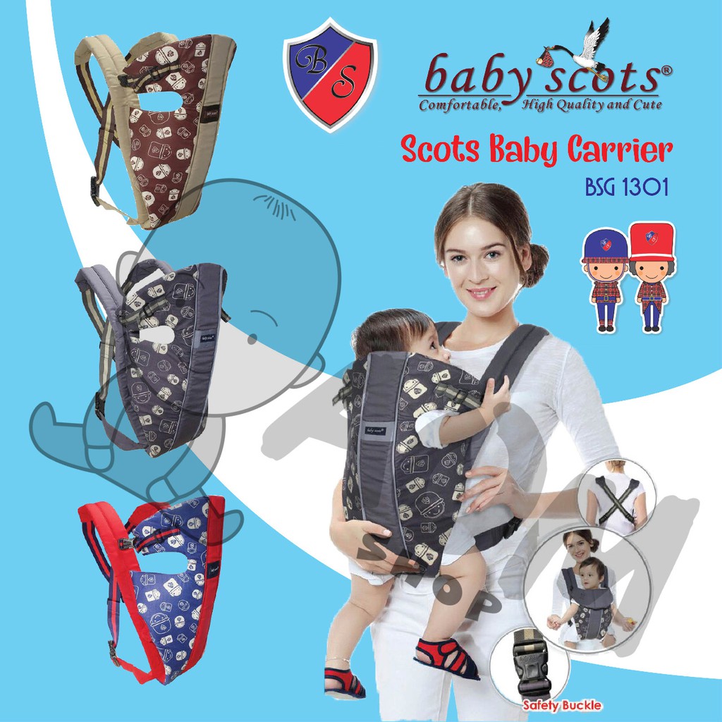 BABY SCOTS Gendongan Bayi Ransel | Baby scots gendongan bayi BSG 1301