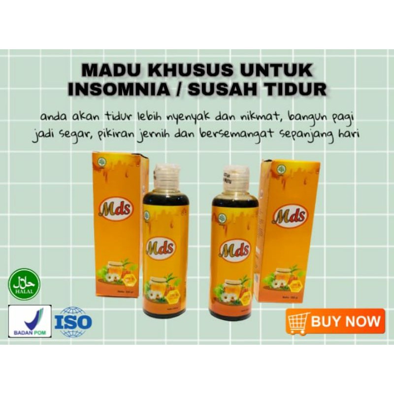 

Madu MDS (MADU DEEP SLEEP) MENGATASI SUSAH TIDUR/ INSOMNIA (DIJAMIN ORI)