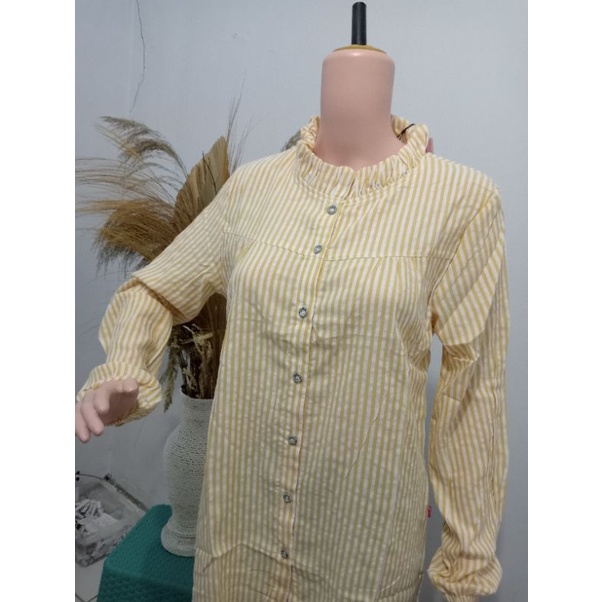 BLOUSE NUX|ATASAN WANITA|DEWASA|MOTIF SALUR|KOTAK KECIL|MURAH