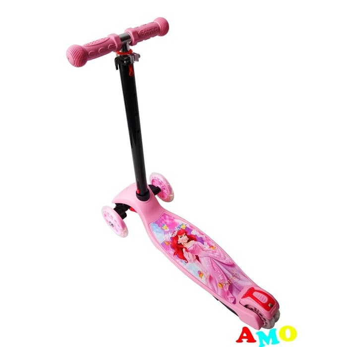 21st KICKBOARD SCOOTER OTOPED SEKUTER ANAK PRINCESS PINK