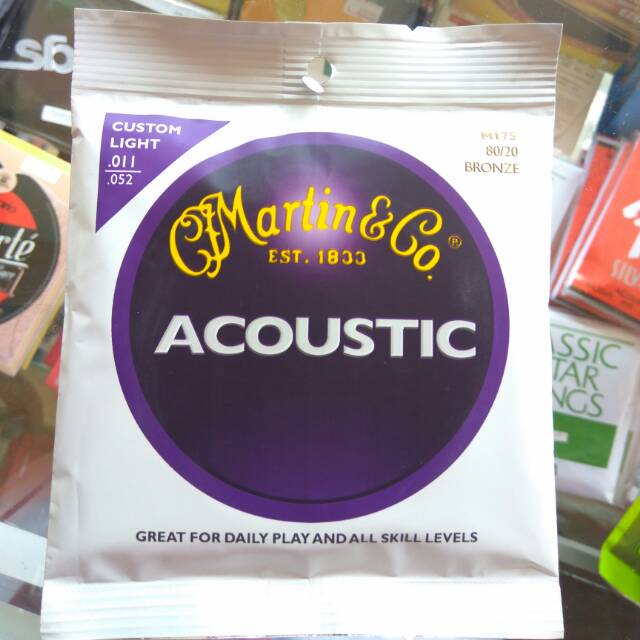Senar martin & co gitar akustik