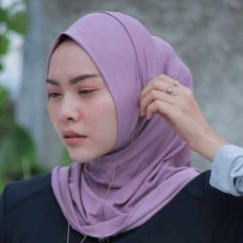 [NEW ARRIVAL] HIJAB BERGO SPORT ZEA BY BILBANA / bergo sport hijab olahraga | jilbab olahraga sport hijab instant-Taro