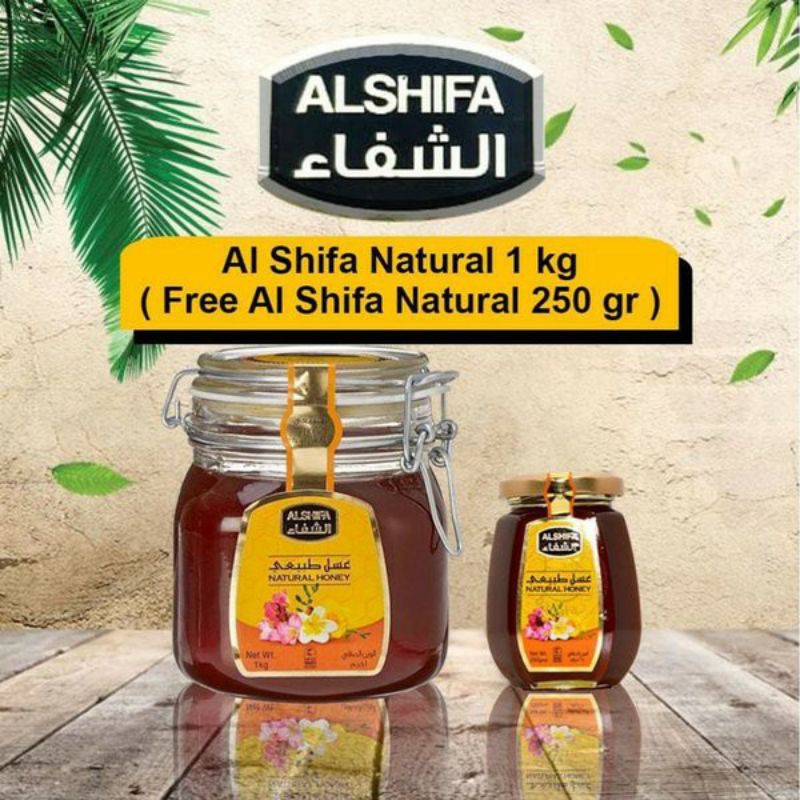 big promo madu alshifa 1kg free 250gr original