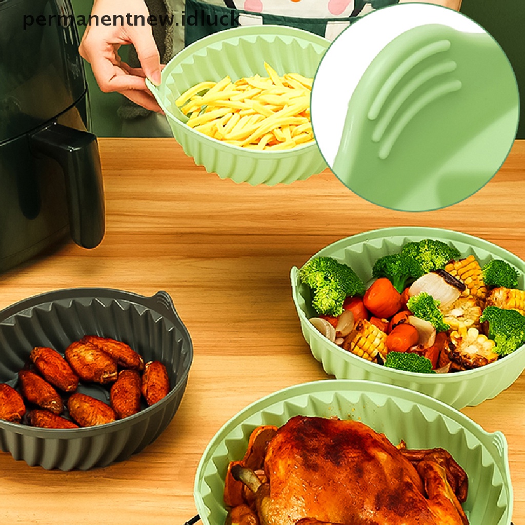 Keranjang Air Fryers Pizza Ayam Ukuran 19 / 22cm Untuk Oven