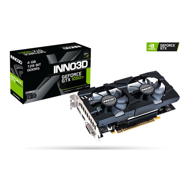 VGA INNO3D GEFORCE GTX 1050 TI X2 4GB DDR5 NEW