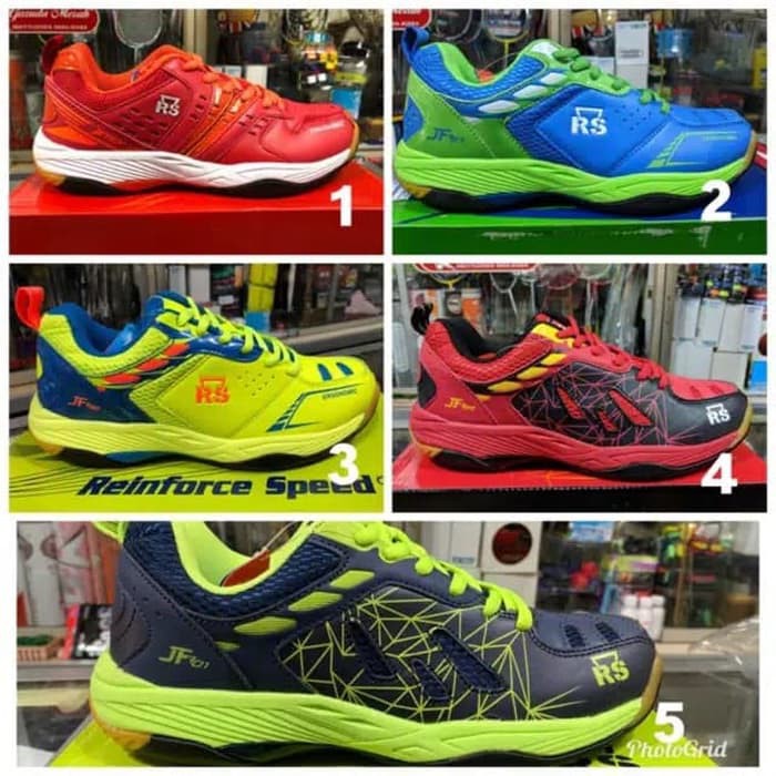 Sepatu Badminton RS Jeffer JF 783 / 797 / 798 / 799 / 701 Original