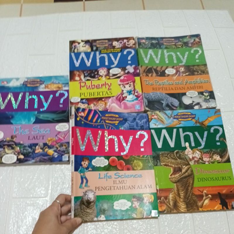 buku Why?scirnce pengetahuan dasar Comic
