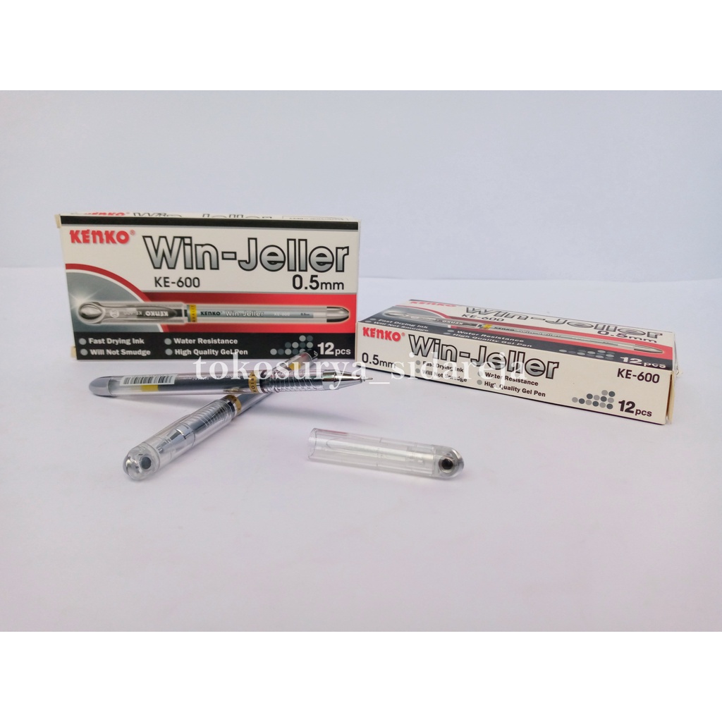

KENKO WIN JELLER GEL PEN KE-600 ORIGINAL (SATUAN) / PULPEN GEL KENKO WIN JELLER