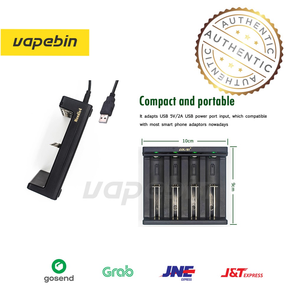 GOLISI NEEDLE 4 COMPACT MINI - CHARGER GOLISI NEEDLE 4 - CHARGER VAPE