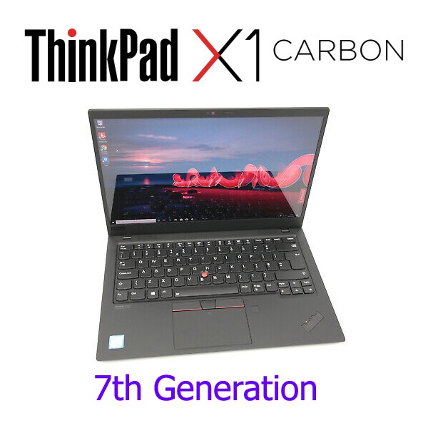 laptop lenovo x1 carbon gen 7 touchscreen i7 8665 vpro ram 16gb nvme ssd 512gb