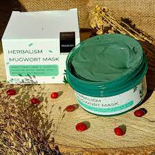 Scarlett Whitening Herbalism Mugwort Mask - Masker Wajah Herbalism 100 ML