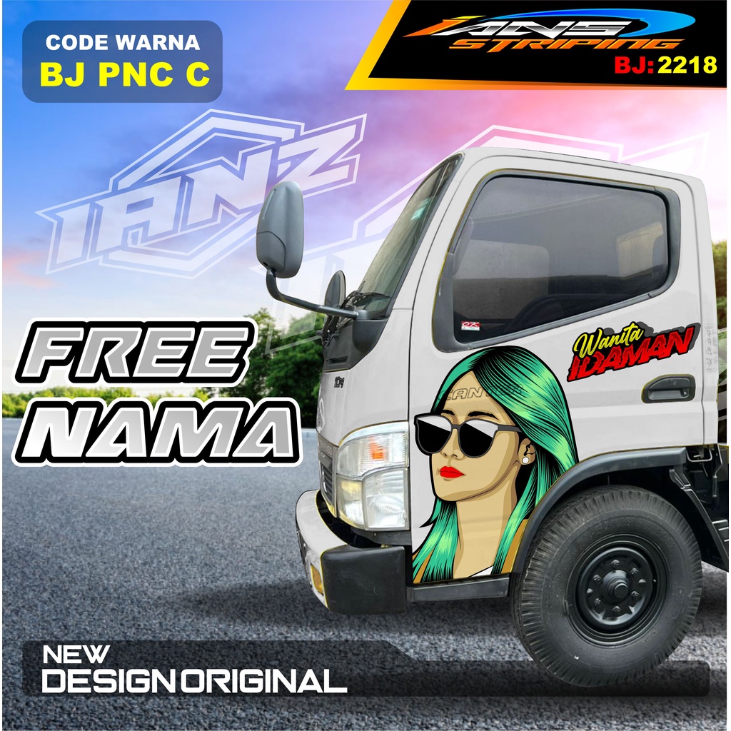 VARIASI STICKER PINTU TRUK FUSO RAGASA / DECAL PINTU DUMTRUK  / STIKER MOBIL TRUK / STIKER PINTU TRUK KEREN