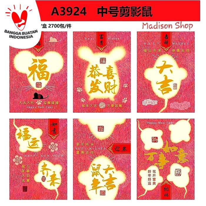 

A3924 Angpao Tikus Murah Ampao Imlek Grosir Amplop Uang Kado Ultah