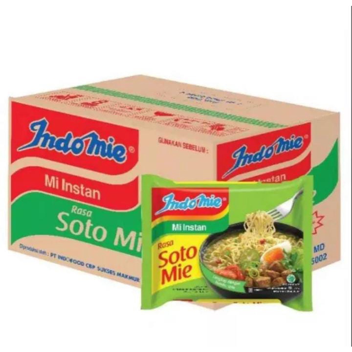 

Indomie rasa soto / Indomie rasa soto 1 dus / Mie Instant 70 gram