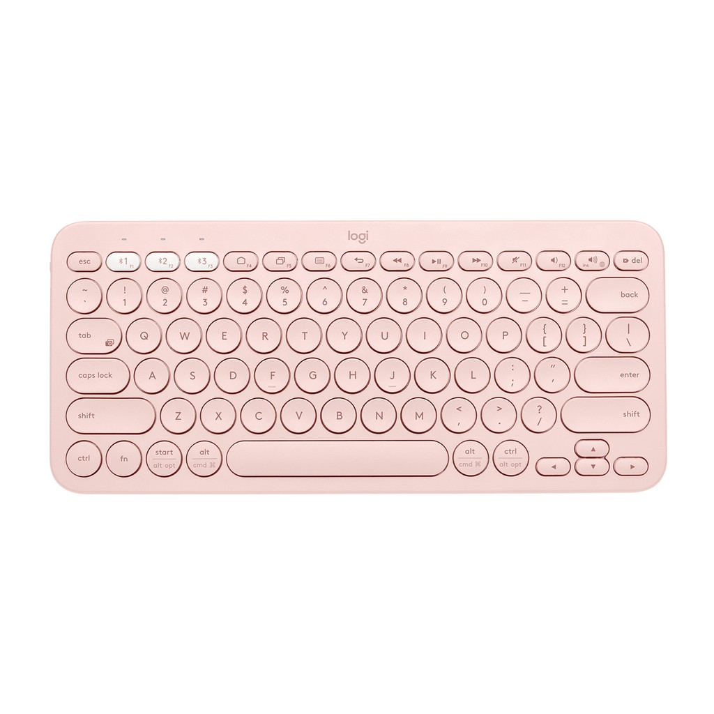 Logitech K380 Multi-Device Bluetooth Keyboard - ROSE