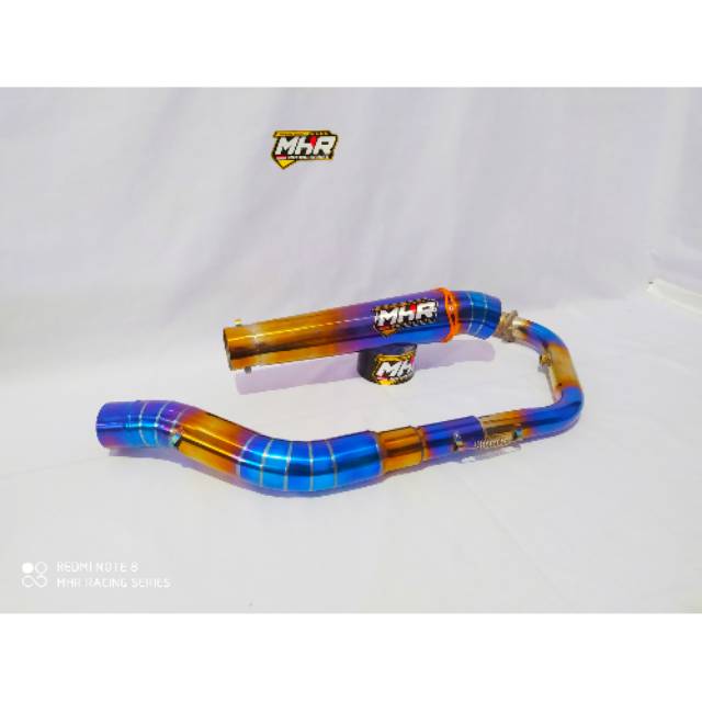 KNALPOT MHR RACING BLUEMON SONIC,CBR,CB150R,R15,GSX, DLL