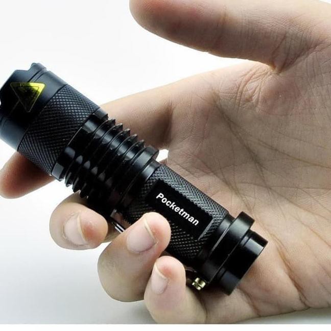 Yvg Senter Police Pocketman Senter LED Flashlight 2 Lumens