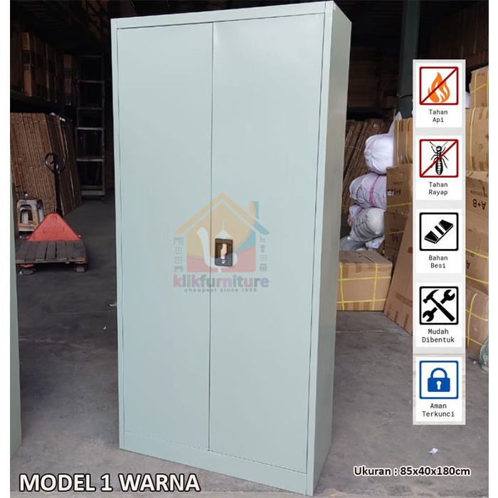 

READY Lemari Arsip Filing Cabinet Besi Pintu Besi Plat FC 2002 - 1 Warna BERKUALITAS