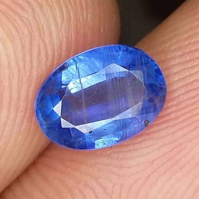 Natural Blue Kyanite Oval Cut 1.24 cts