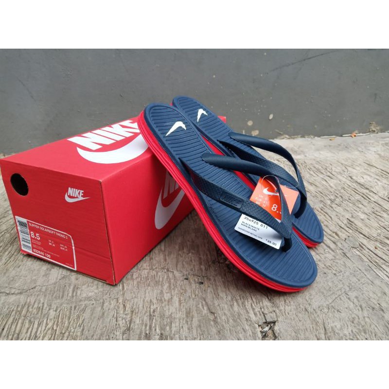 Sandal Jepit Pria Nike Slipper solarsoft thong 2