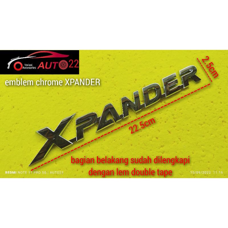 emblem xpander tulisan xpander logo xpander original