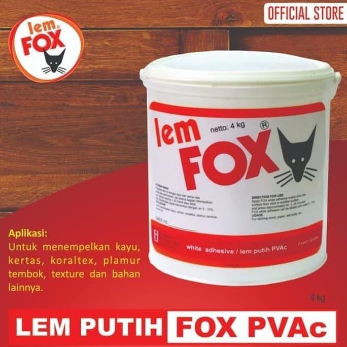 

[[COD]] LEM FOX PUTIH PVAC 4KG GALON PLASTIK TERUJI Kode 516