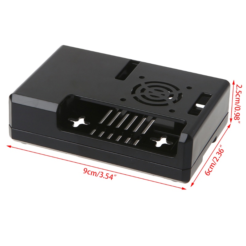 Btsg Enclosure for Case for Raspberry Pi 3 ABS for Case Plastik Untuk Case Box Merah