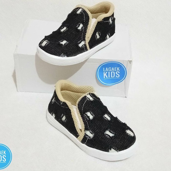 J92Z9 Sepatu Anak Cowok Putih Keren Dexcren Import Bagus        Sepatu Anak 1 2 3 4 5 Tahun Cowok Je