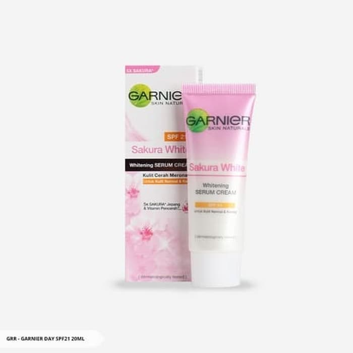 ❤️Glamouroseshop❤️ Garnier Skin Naturals Sakura White Whitening Serum Cream SPF 30 ( 20ml )