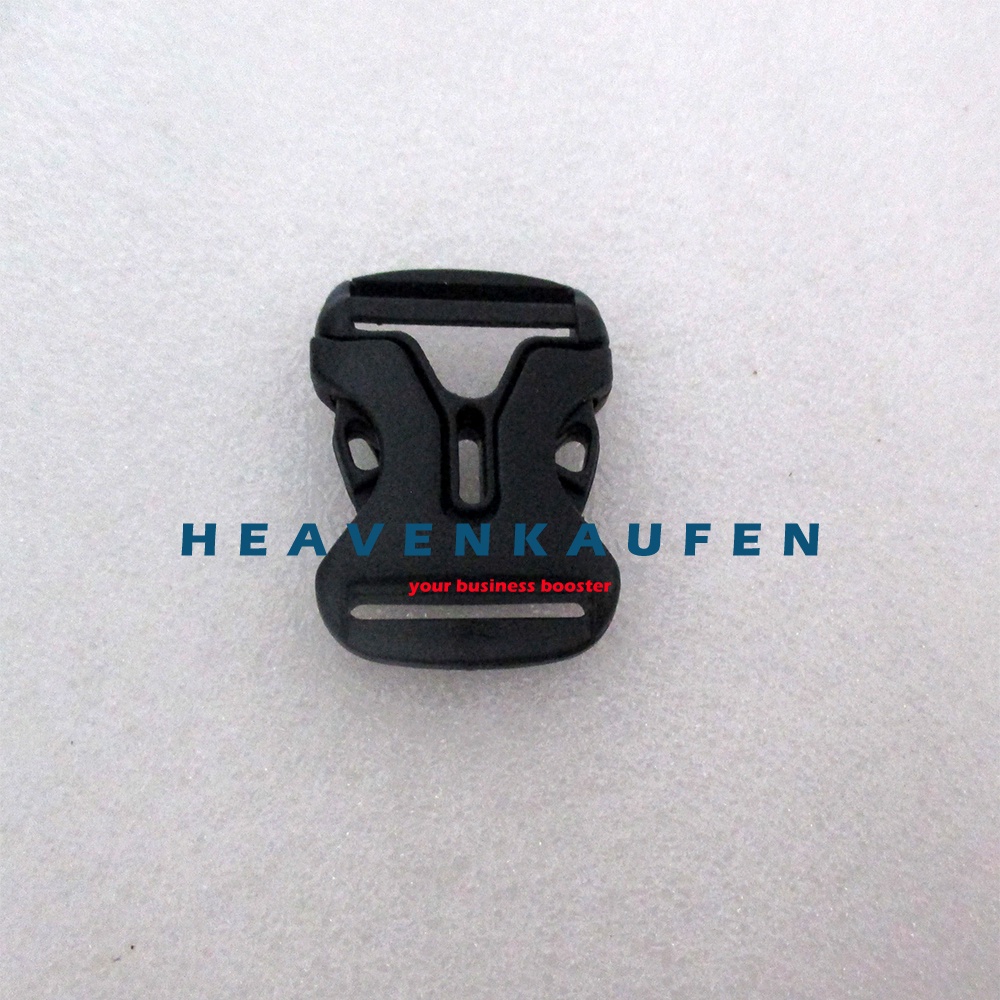 Buckle Slop Kunci Sodok 2 cm Acetal Hitam Type B