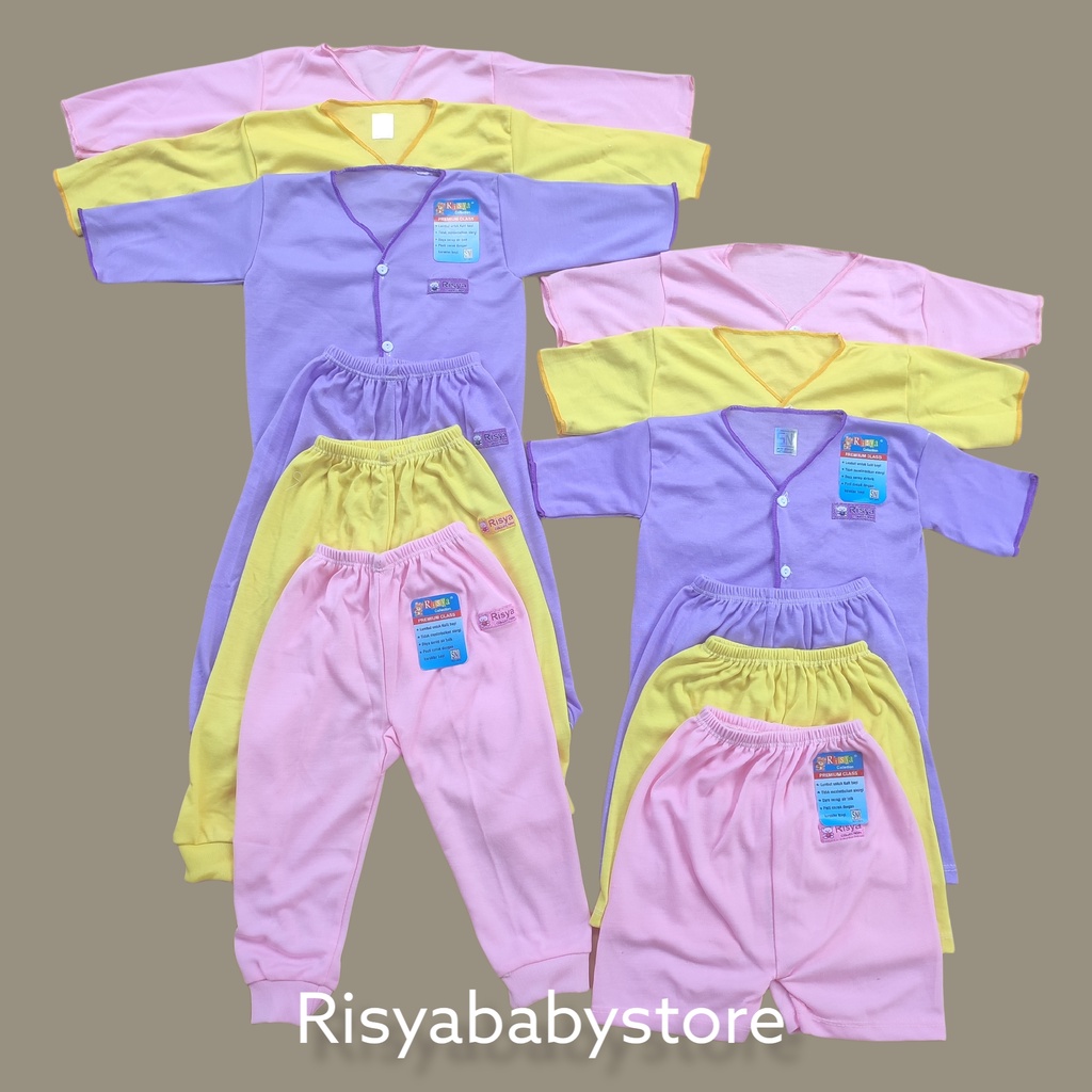 Paket baju bayi cewek 3-6 bulan murah / Pakaian bayi perempuan SNI / Baju bayi cewek/ celana bayi cewek