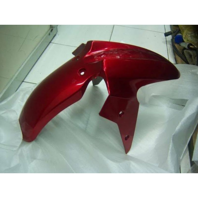 spakbor slebor depan Ninja 250 FI new merah 2018 original