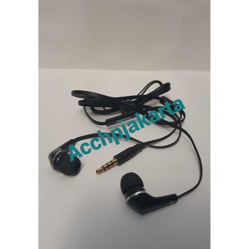 Headset Lenovo Original 100% / Headset Handsfree Earphone Lenovo Original 100%