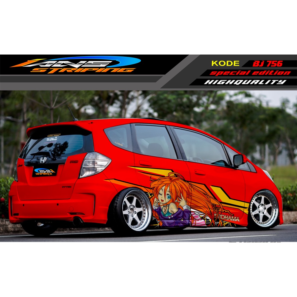 STIKER DECAL MOBIL AGYA JAZZ AVANZA YARIS / DECAL STICKER MOBIL JAZZ / STIKER MOBIL