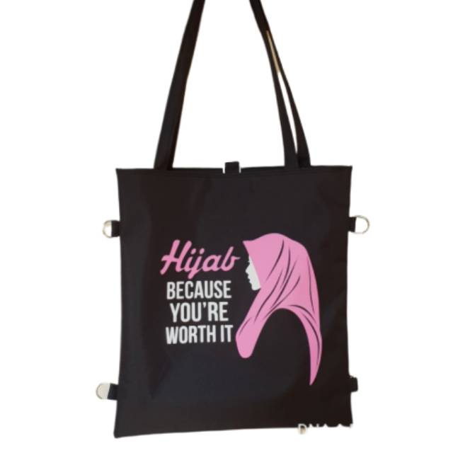 TOTE BAG MUSLIMAH NIQAB DAKWAH NIQABIS