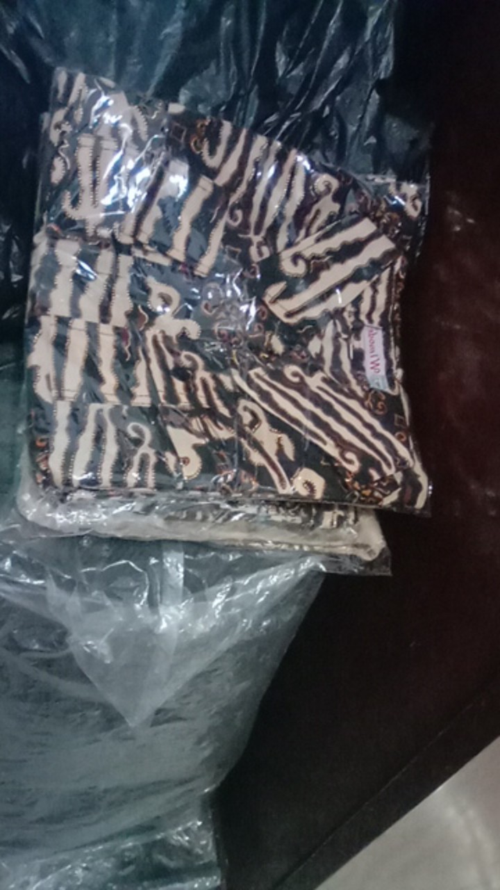 (cod) Couple Kemeja Batik & Rok - Lereng Coklat