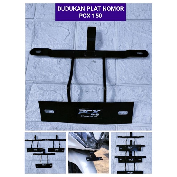 Pangkon Plat Nomor/Dudukan Plat Nomor Honda  PCX 150 Series
