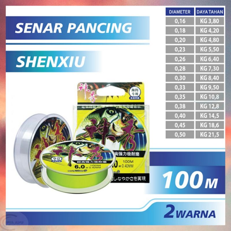 Senar Pancing Nilon Super Kuat Tahan Aus