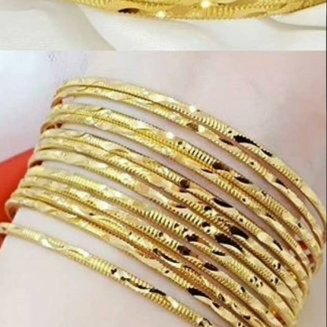 Xuping Set Gelang Dubai Emas