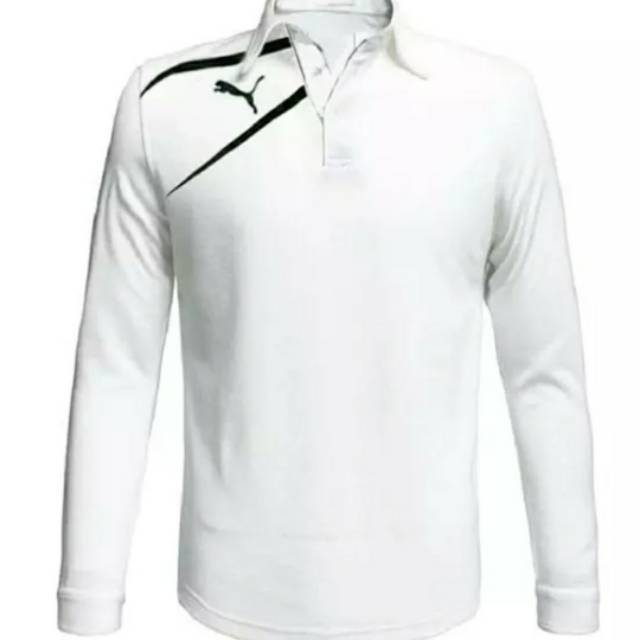 Kaos Polo Shirt Long Sleeve PUMA