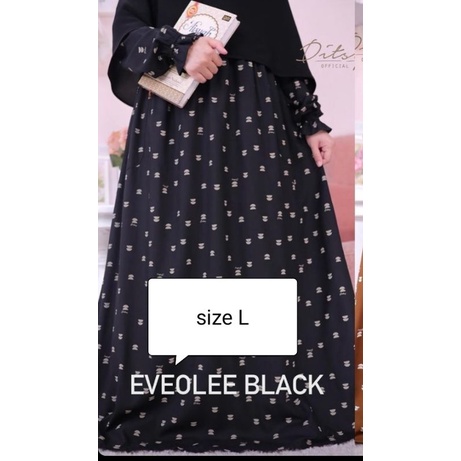 Ditsy April Reject Eveolee Black size L