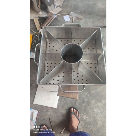 dandang bakso kotak sekat 8 ukuran 35×35×40