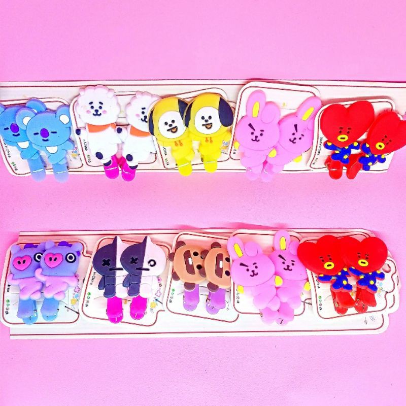 JR 2PCS - JEPIT RAMBUT ANAK KOREA KARAKTER SANRIO KUROMI LUCU / JEPIT RAMBUT KARAKTER / JEPITAN ANAK