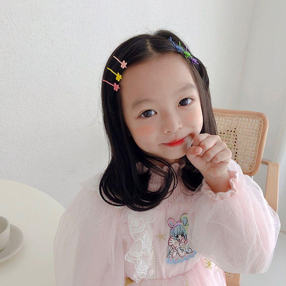 [Elegan] Set Jepit Rambut Lucu Cute Barrette Sweet Simple Candy Colors Smiley Mickey Butterfly Star Bow Knot Gaya Korea Hair Clip