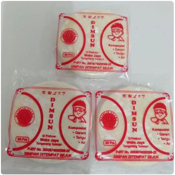 

Kulit Dimsum /Gyoza /Kuotie diameter 10cm (isi 20pcs) Jual satuan pack