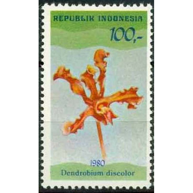 

Perangko Filateli A6-35 Indonesia MNH 1v 10.12.1980 Orchids