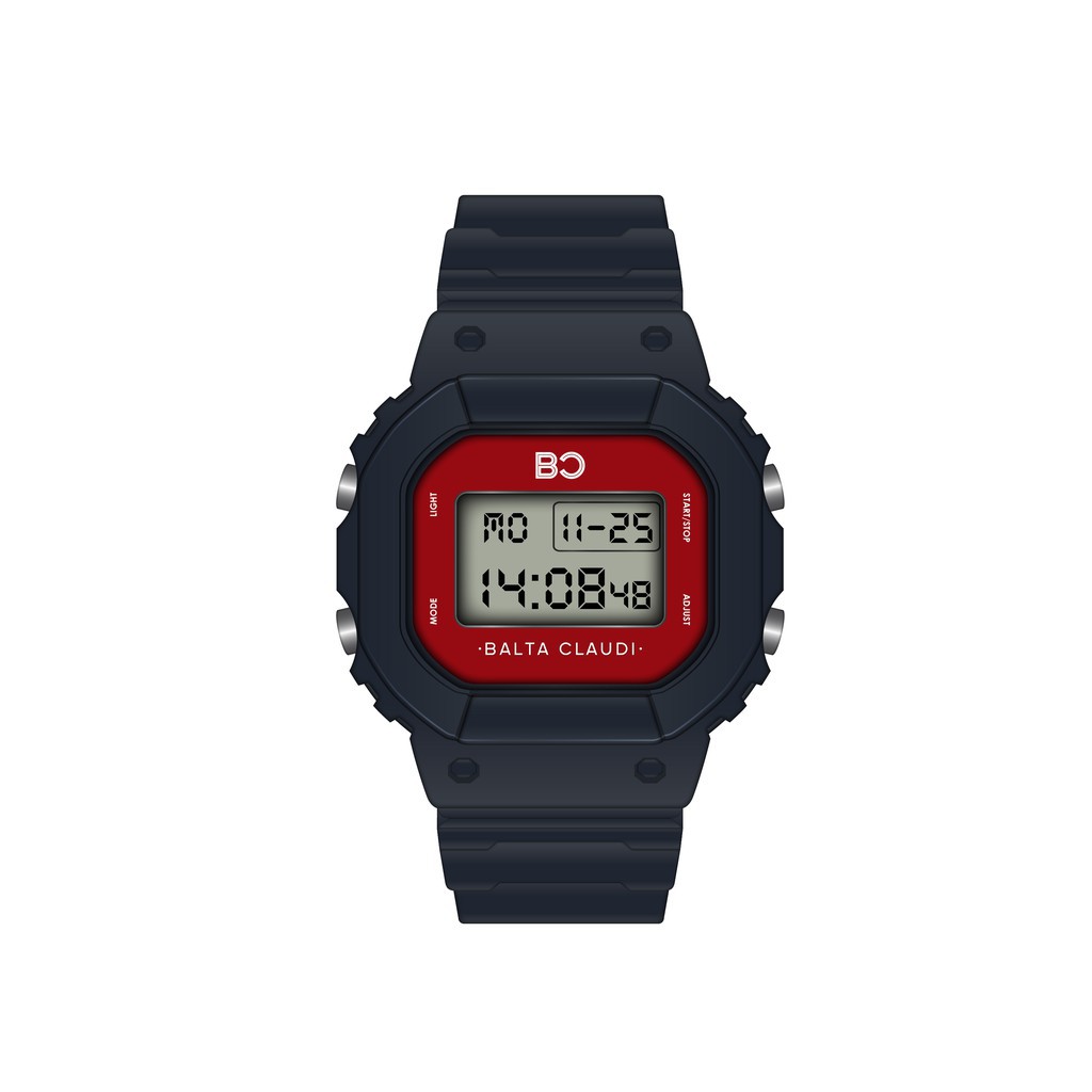 Balta Claudi Hawk of oceanus Jam Tangan Pria Wanita Digital Karet